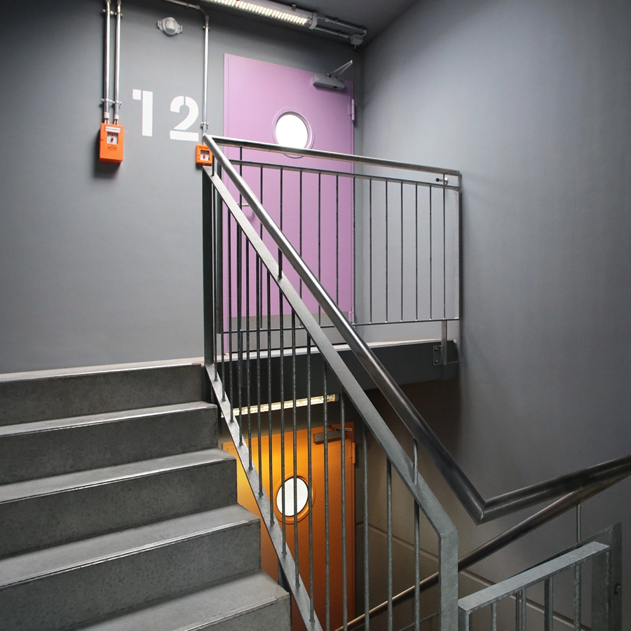 Parkhaus Treppenhaus innen