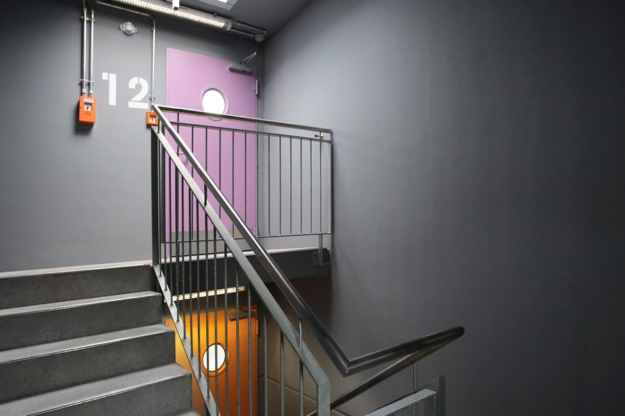 Innenansicht Treppenhaus Parkhaus